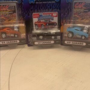 69 CAMARO BRONZE Muscle Machines set of 3